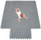meiqicool Baby Spielmatten Bodengymnastik Puzzles Puzzles Puzzles Zubehör Puzzle-Spielmatten Bodengymnastikmatten Rahmen Fitness-Yoga-Matten Krabbelmatte Schutzboden Grau 1230