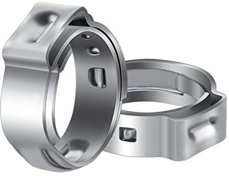 LOKMAN 50 Stück 3/4 Zoll PEX Cinch Klemmen, Edelstahl Cinch Ringe Pinch Klemmen für PEX Rohr Rohr Fitting Anschlüsse (3/4 Zoll)