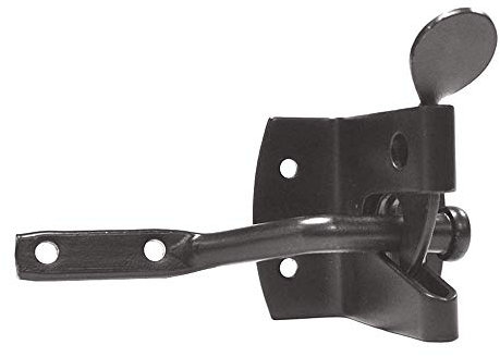 ZEROplus Mild Steel Medium Duty, Multi-Purpose Auto Gate Latch, for Garden Gates, Sheds, Z1932