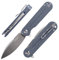 Firebird GANZO FH922-GY EDC Taschenmesser Rasiermesserscharfe D2-Edelstahlklinge Ergonomischer Rutschfester G10-Griff mit Clip Camping Jagd Angeln Outdoor Klappmesser EDC-Messer (Grau)