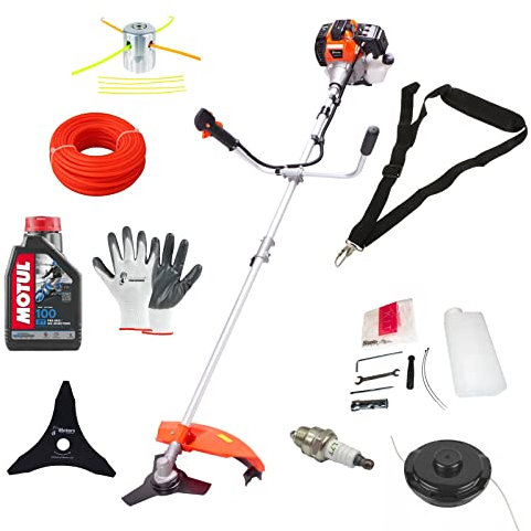 Decespugliatore rasaerba tagliaerba tosaerba 52 cc motore a scoppio potente L CON OMAGGI E ACCESSORI