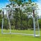 NORTHERN STONE Ultimatives Allwetter-uPVC-Fußballtor, 8 Fuß x 6 Fuß, tragbare Garten-Fußballtore, 70 mm Dicke PVC-Torpfosten + Fußballnetz, integriertes Schließsystem für Kinder