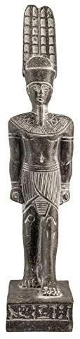 Statue der ägyptischen Kunst Amun Ra Granitstein hergestellt in Ägypten.