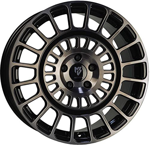 MB Design Felge MSP 8.5Jx19 ET50 5x112 Rauchschwarz glänzend poliert kompatibel mit BMW 1 2 X1 X2