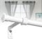 Bastone Tende, 71-236cm Bastoni per Tende Set con Staffe in Acciaio Inossidabile - Diametro 16mm Aste per Tende in Stile Rustico Opaco/Bianco