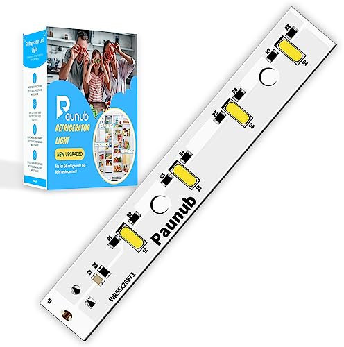 Placa de luz LED WR55X26671 mejorada para frigoríficos de congelador GE reemplaza PS11767930 AP6035586 4468532 EAP11767930, impermeable, año de garantía