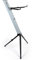 Stay Music - Intruder Series - Single Tier Keyboard Stand including Carry Case - Silver