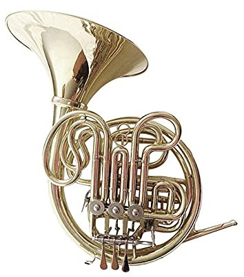 Hörner F/Bb Waldhorn Mit Koffer Mundstück Drei Ventile Geteilte Glocke Zweireihig Waldhorn Musikinstrumente Blasinstrument