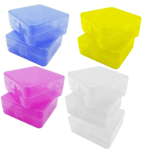 WYAN 9 Pcs 26650 Battery Organizer Holder,Cell Battery Storage Case Holder Box,Plastic Batterys Case,for organising and storing batteries
