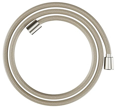 hansgrohe DesignFlex Handbrauseschlauch, Textil, gebürstetes Nickel, 160 cm, 28260820