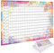 KSJEHW XXL Wandkalender 2024 groß - Jahresplaner 2024 quer als Kalender für die Wand - Jahreskalender für 14 Monate mit Ferienübersicht - Kalender gefalzt für das Büro(52x74cm)