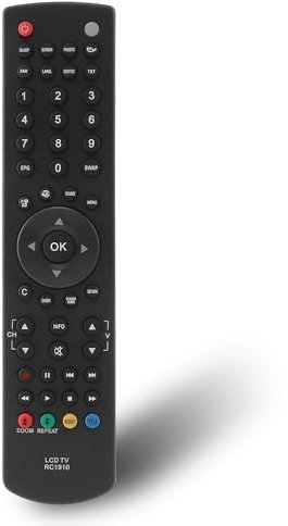 RC-1910 Replacement Remote Control for Toshiba RC1920 40L1333DB 40L1333B 24D1333B 32W1333B 22D1334B 22DL702B 19DL502B Polaroid P19LEDDVD12 P22LEDDVD12 P24LED12 LCD LED Plasma TV