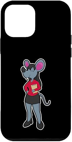 Hülle für iPhone 12 mini Maus Sekretärin Notizblock