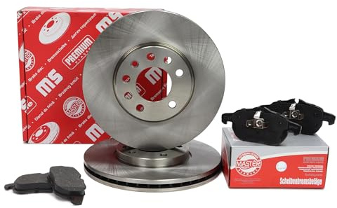 MASTER-SPORT Bremsenset Vorne Belüftet Ø285mm - Bremsscheiben und Beläge Kompatibel mit OPEL Vectra C Caravan Z02 Vectra C Limousine Z02 Signum CC Z03 Vectra C CC Z02, SAAB 9-3 Kombi YS3F