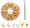 Bettinay 570PCS Lobster Clasps for Jewellery Making Kit, Bracelet Clasps and Closures, Jewellery Fasteners with Open Jump Rings