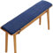 Sitzauflage Für Bank Outdoor Innen, Bankauflage Bankkissen Stuhlkissen, Waschbar Abnehmbarem Sitzpolster Gartenstuhl, Sitzauflage Bank Für Garten Terrasse Schaukel Bürostuhl,Dark blue,40*150cm