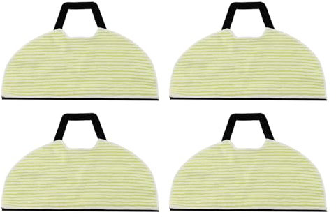 Washable Reusable Microfiber Mop Pads Replacement for Shark RV2610WA AV2610WA RV2620WD RV2610WFUS RV2410WD 2- in-1 Robot Vacuum(4 PACK)
