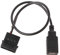 Cable adaptador de corriente interno de PC de 30 cm, 5 V, 2 pines, IDE Molex a USB 2.0 tipo A hembra