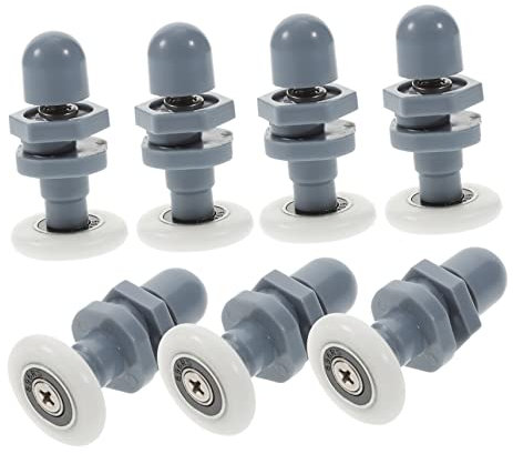 Veemoon 8stücke Teiliges Duschtürrollen Gleitrollen Für Badezimmer-glastüren Stabile Und Reibungslose Installieren Für Alte Oder Beschädigte Duschtüren