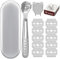 Stainless Steel Foot File - Professional Foot Scraper for Hard Skin Remover - Callus Remover for Feet - Foot Care Tool for Dry and Wet Feet with 10 Blades