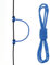 PATIKIL Bogenschießen D Loop Seil 2 FT, Bogen D Loop Schnur Release Material Nock Draht Nocking Loop Schnalle Ring für Compound Bogenstring, Blau