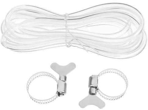 Alipis 1 Satz Zapfanlage Für Fassbier Fassbierschlauch Wein Machen Rohr Schläuche Zum Brauen Abgabeleitung Schlauchschellen Weinbrauschlauch Luftschlauch Transparent Rostfreier Stahl