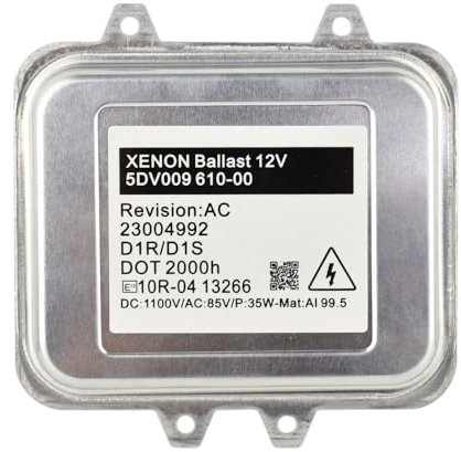 ZHjLut Ballast xénon Compatible avec Opel pour Astra J 2009 2010 2011 2012 pour Insignia A 2008-2013 Phare de Voiture H-ID Xenon Ballast D1S ECU 5DV00961000 1232335