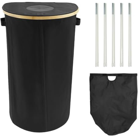 Generisch Botellas de depósito para reciclaje de cocina, 100 L, recipiente para depósito de depósito con agujero, recipiente de reciclaje de tela Oxford para cocina, almacenamiento