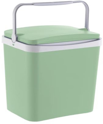 SP Berner - Nevera Portátil Campos 24L - Caja Térmica Resistente de Plástico para Campo - Asa Ergonómica y Cierre Hermético - Fabricada en España - Color Verde