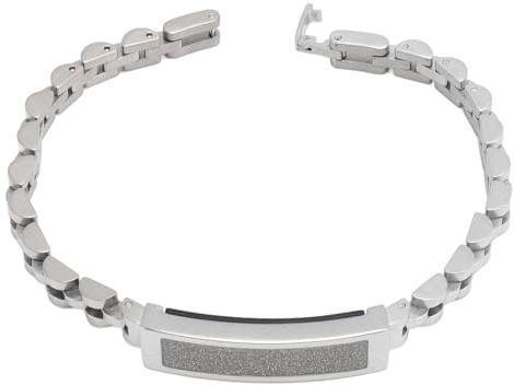 Bewinner Smart Fitness Tracker -Armband mit Schrittzähler, Schlafmonitor, Multi -Sport -Modi, IP68 -Regenschutz, Zinklegierungdesign, Bluetooth -Fernkamera -Steuerung für Sport (Silver)