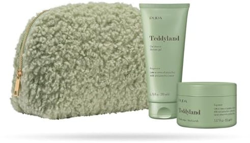 Pupa Teddyland - Kit 1 Gel Doccia 200ml & Scrub Corpo Profumato 150ml (Latte E Crema Di Pistacchio)