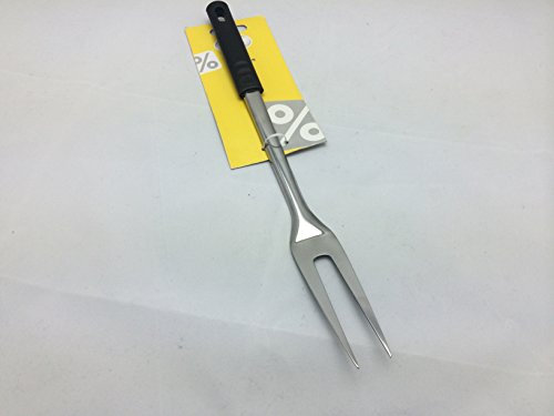 Fackelmann Fleichgabel Probus-Line 32cm aus PP/Edelstahl, Kunststoff, schwarz/Silber, 32 x 7.9 x 2.9 cm