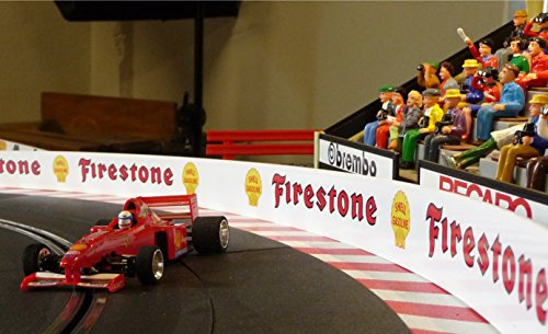 Slotcar LEITPLANKEN Bande 4cm x 200cm für Carrera DIGITAL