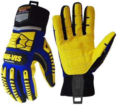 Seibertron HIGH-VIS SDXW Cold Weather Condition Oil and Gas Waterproof Safety Working Gloves M