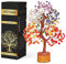 Seven Chakra Tree - Crystal Tree for Positive Energy - Chakra Tree of Life - Feng Shui Tree - Crystals and Stones - Spiritual Items - Good Luck Gift - Housewarming Gifts for Women (10-12 Inch Approx.)