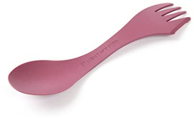 Light My Fire Spork Original Campingbesteck - Outdoor Besteck to Go - 17cm BPA Frei Bio Plastik Besteck für Unterwegs - Lila - Wiederverwendbares Besteck zum Mitnehmen - Outdoor Göffel mit Messer