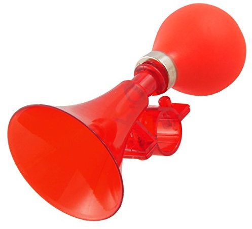 Gaoominy 22mm Durchmesser Lenker Fahrrad Fahrrad Kunststoff Luft Horn Trompete rot