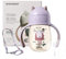 Bebamour Sippy Cup 6-36 Months Non Spill Straw Cup for Toddlers Soft Spout Cup Spill Proof Water Bottler for Kids, BPA Free, PPSU, 210ml