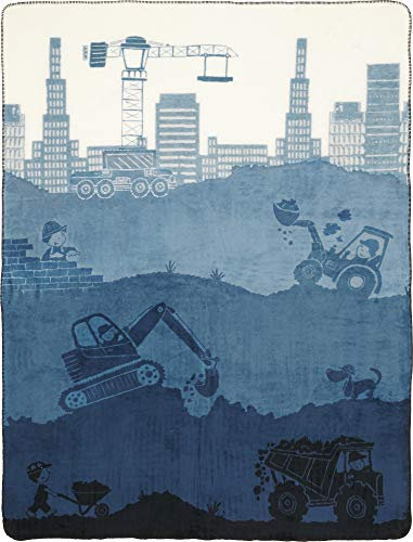 Erwin Müller Kinderdecke Baumwollmischung blau Größe 150x200 cm