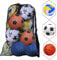 NATUCE Ballnetz Große Ballsack Balltasche Fußball Meshbag für 10-15 Bälle Mehrzweck Sport Netztasche mit Kordelzug und Schultergurt Wasserdicht Ballnetz - 100 * 72 cm