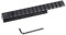 FOCUHUNTER Taktische 14 Slots Picatinny Weaver Rail 11mm bis 20mm Schienenbefestigung Leichtbau-Schienenfuß aus Aluminiumlegierung Für Jagd Airsoft Jagdzubehör Outdoor-Sportspiele Picatinny Schiene
