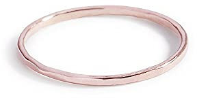 Niagara Gioielli Ferma Anello in Argento 925 Rodiato, Fedina Uomo Donna Made in Italy Fidanzamento, Varianti Oro e Oro Rosa (Oro Rosa, 7)