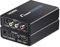 SUNNATCH RCA Svideo to HDMI Converter with RCA + S-Video Cables, Composite CVBS AV or Svideo + R/ L Audio Input to HDMI Output Upscale Converter