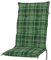 Kettler Polen 2395 Auflage Hochlehner Milano grün-braun kariert 120x49x6 cm KETTtex