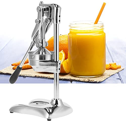 Exprimidor manual de acero inoxidable, exprimidor de frutas multifuncional, exprimidor de frutas con palanca, exprimidor de frutas para naranjas, pomelos, cítricos