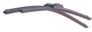 RIDEX Scheibenwischer Set Wischerblätter Set mit Spoiler Frontscheibenwischer Vorne Wischblattausführung: Flachbalkenwischblatt Rahmenlos Länge 1: 600mm Länge 2: 500mm 298W16952