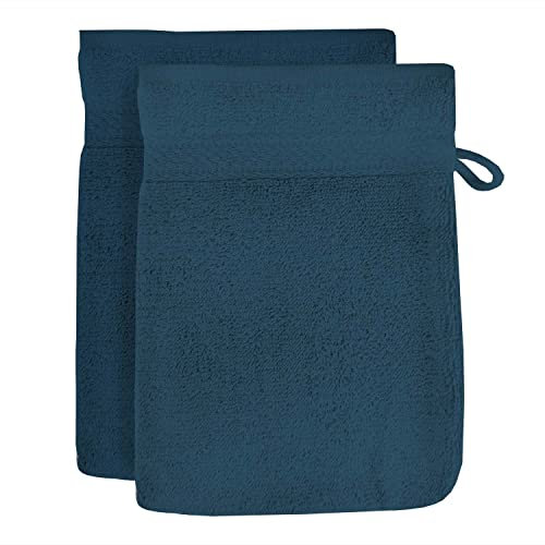 Soleil d'ocre L/2 Gants 16X21 Lagune Bleu Canard