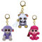 TY Mini Boos Schlüsselclips Multipack | Chi Panda, Grapes AFFE, Patsy Pudel | 5 Zoll Sammelspielzeug Beanie Boo Clip Bündel
