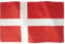 Runesol Dänemark Nationalflagge 3x5, 91x152cm, Danmark Dannebrog 4 Ösen, Messingöse in jeder Ecke, Dänemark Banner, Weltmeisterschaft, Premium Fahnen, Wasserdicht, Innen, Außen