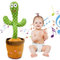 Ava's Toys Tanzender Kaktus – Lautstärkeregelung, Sprachrekorder für Babys – sprechendes und singendes Plüschtier – Lern- und Lernspielzeug